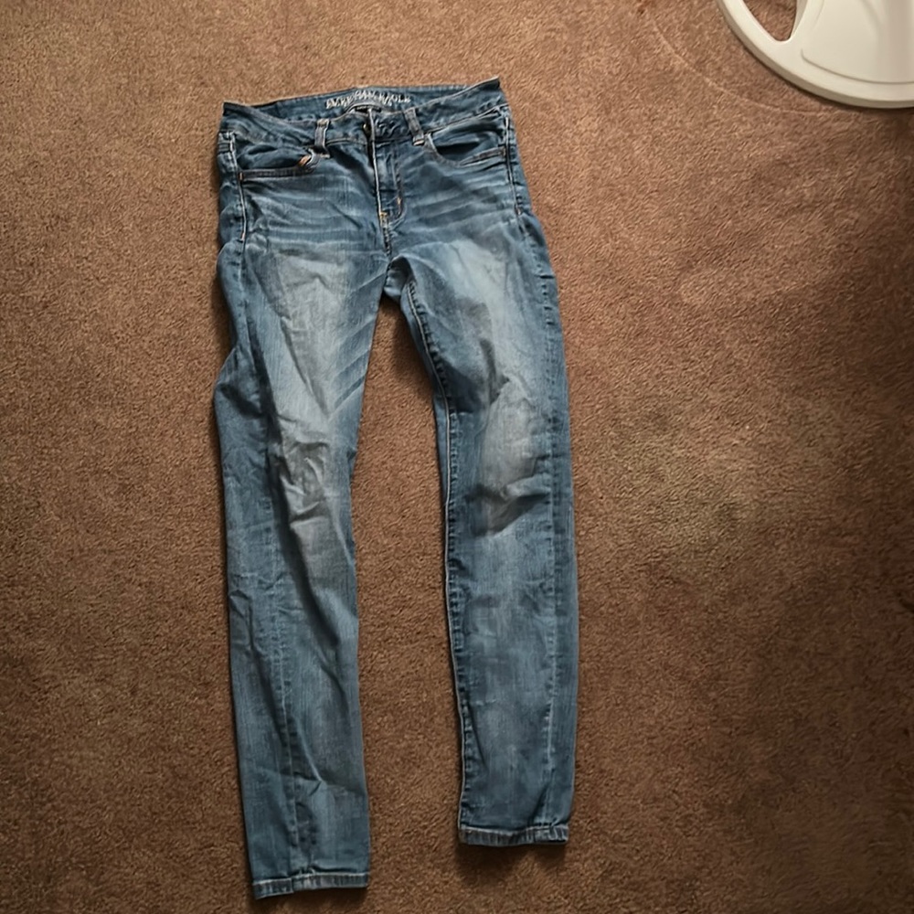 Light blue jeggings
